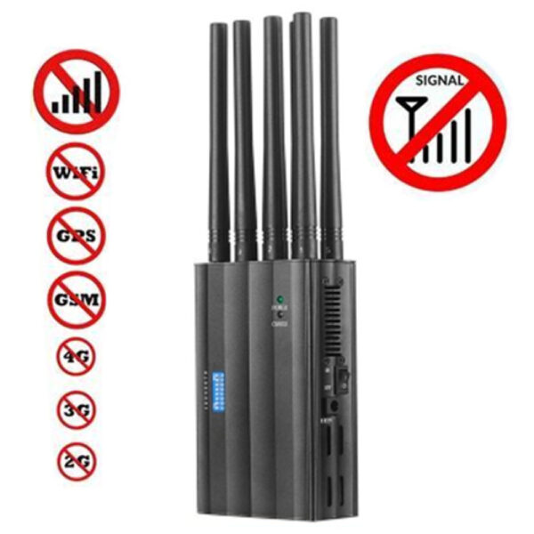 8 Band 2G 3G 4G GPS WiFi Portable Mobile Signal Jammer