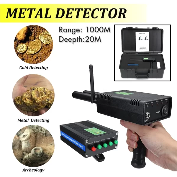 Gold Detector AKS Dual Sensor Gold Metal Detector