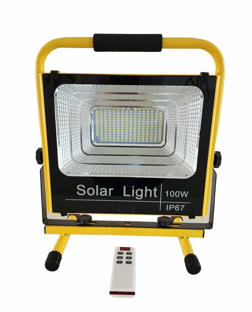 100 Watt Rechargeable Led Flood Light (With Cordless Remote)