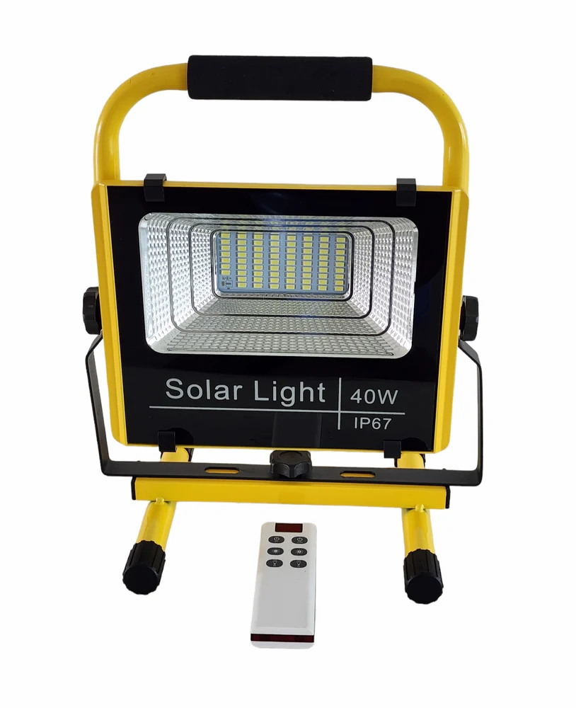 40 Watt Rechargeable Led Flood Light (With Cordless Remote)