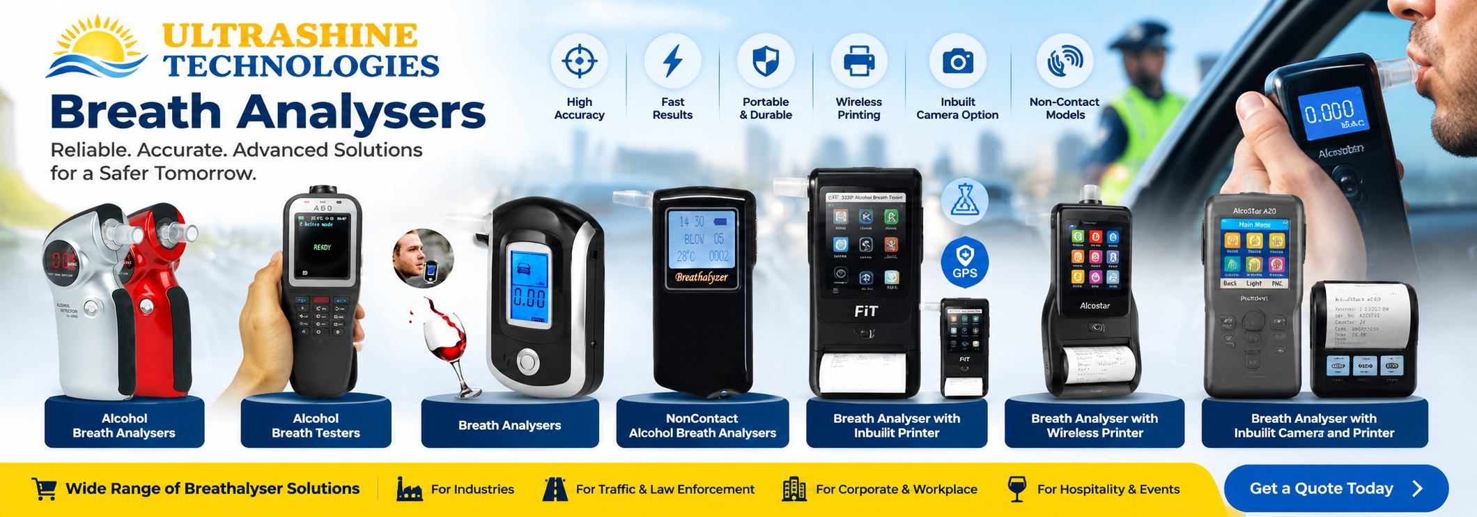 Advanced Breath Analyser Solutions