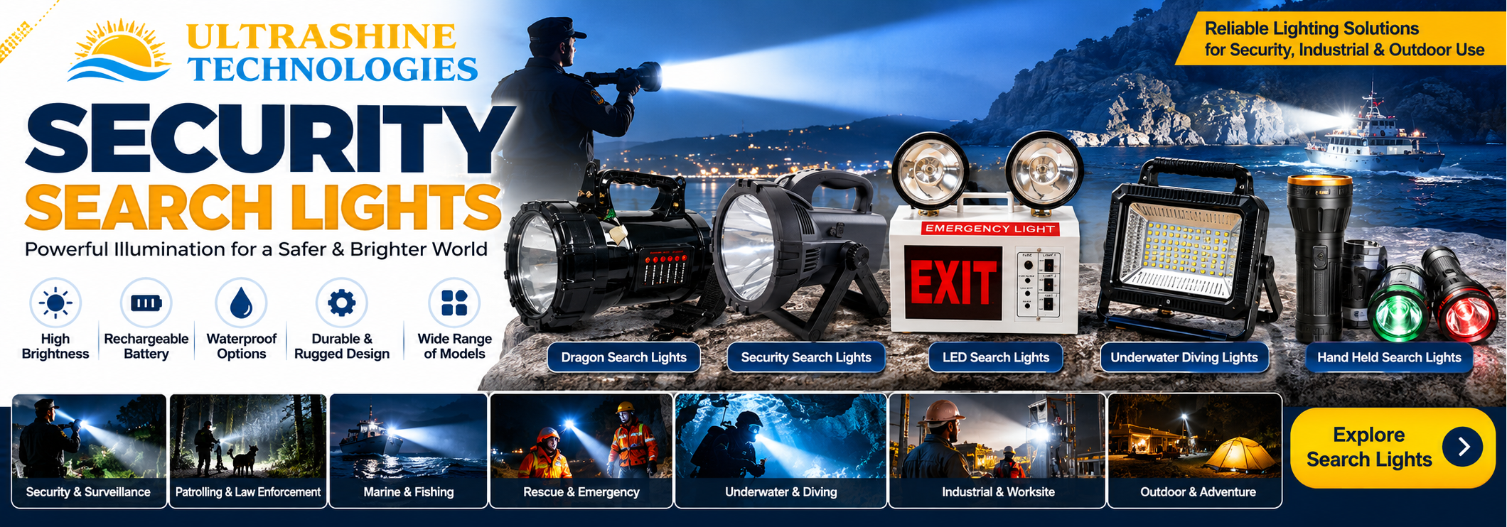 Security Search Lights