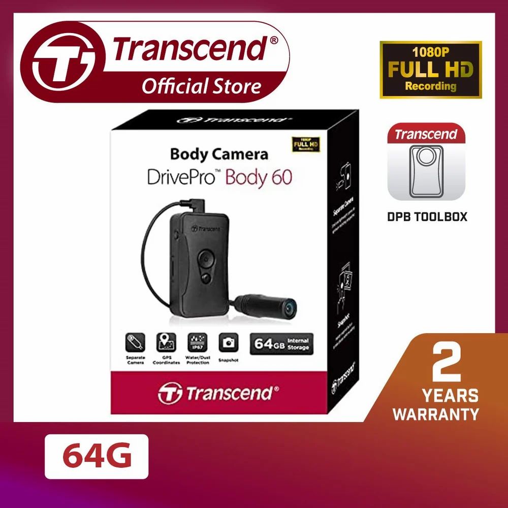 Transcend DrivePro Body 60 Body Camera